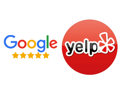 Trusted on Google and Yelp